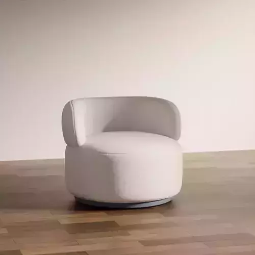 Modern Round Lounge Chair