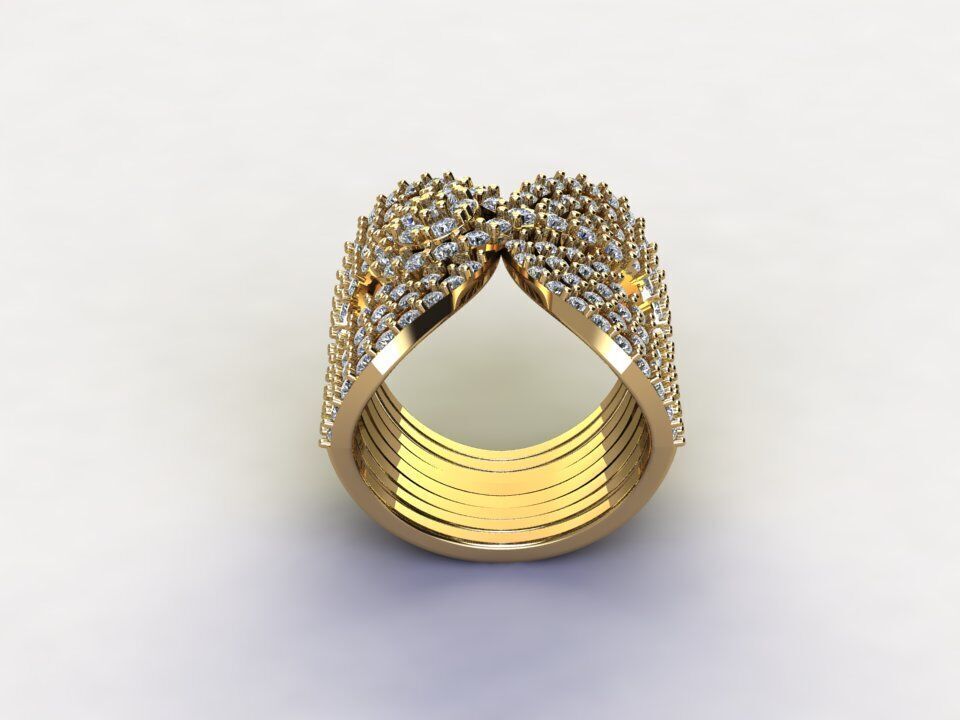 Best Solitare Ring 3DM STL Ready Print R16 3D print model_2