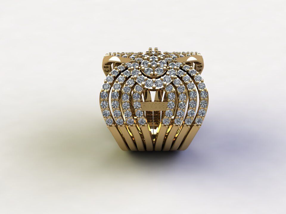 Best Solitare Ring 3DM STL Ready Print R16 3D print model_1