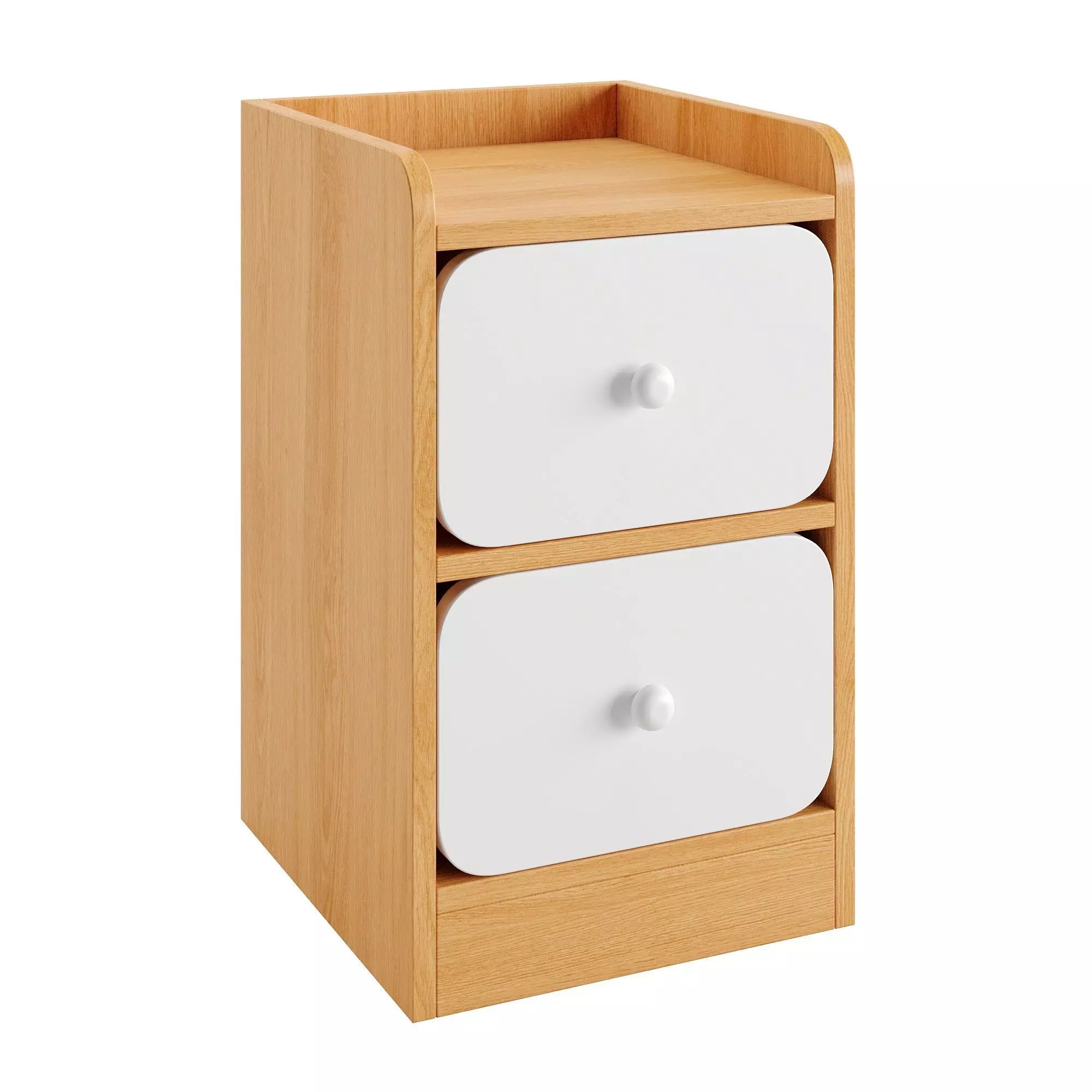 Litfad - Scandinavian Bedside Cabinet 3D model_0