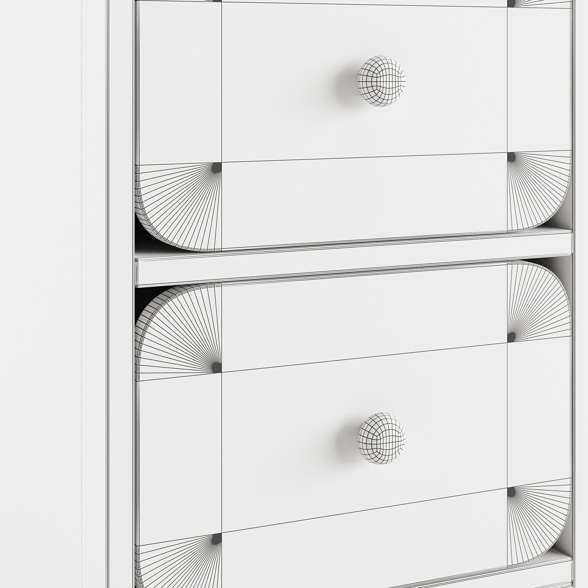 Litfad - Scandinavian Bedside Cabinet 3D model_5