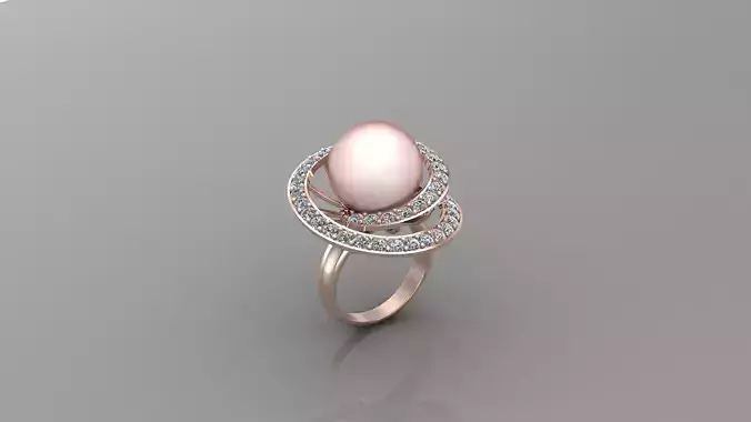 Solitare Ring 3DM STL Ready Print RG 23