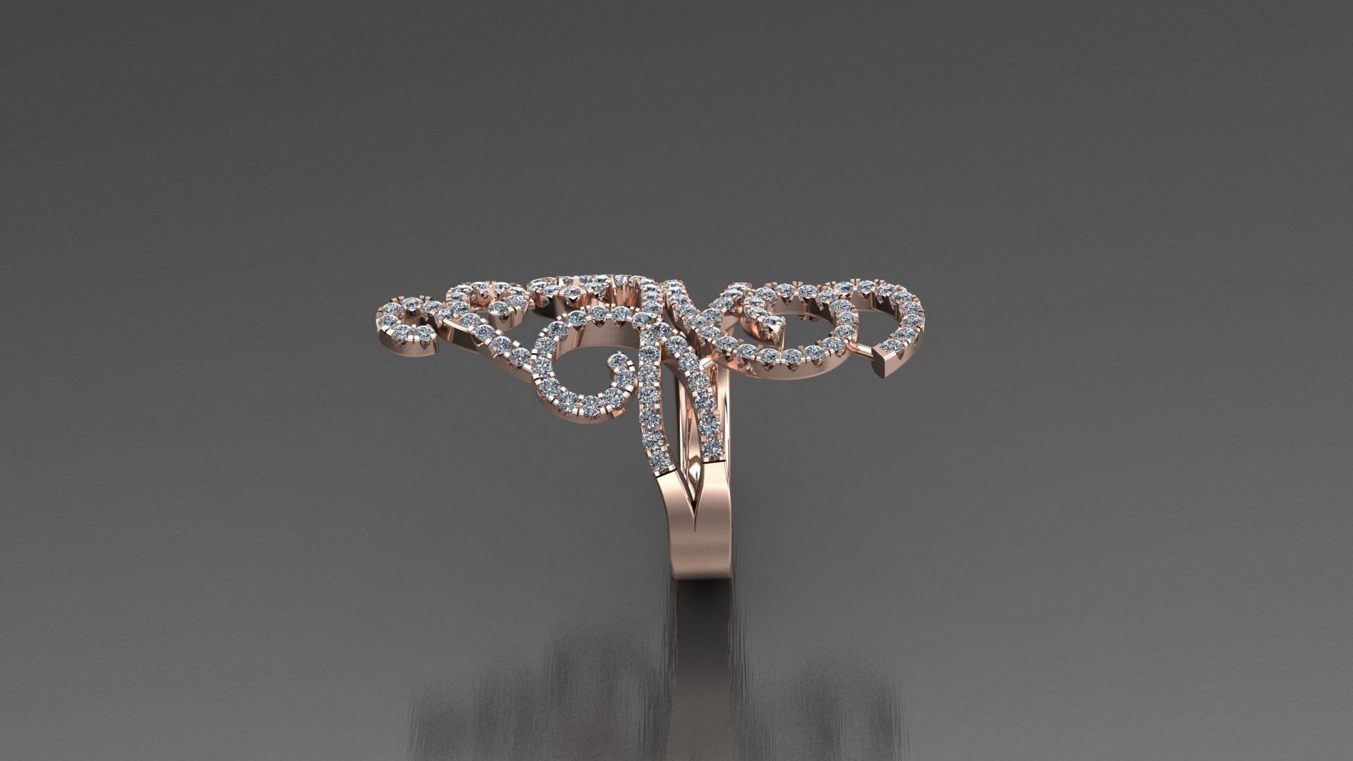 Solitare Ring 3DM STL Ready Print WM1 8 3D print model_1