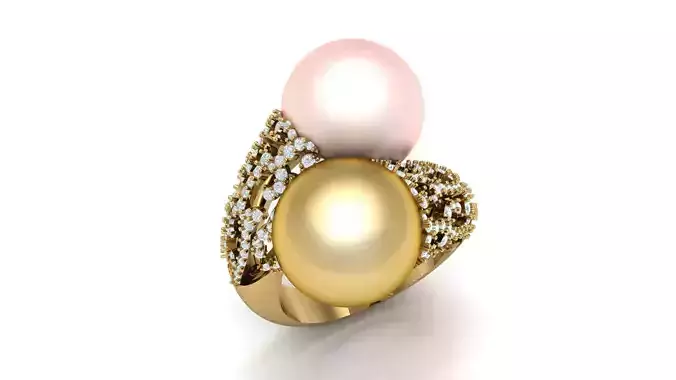 Solitare  Ring 3DM STL Ready Print WM1  62