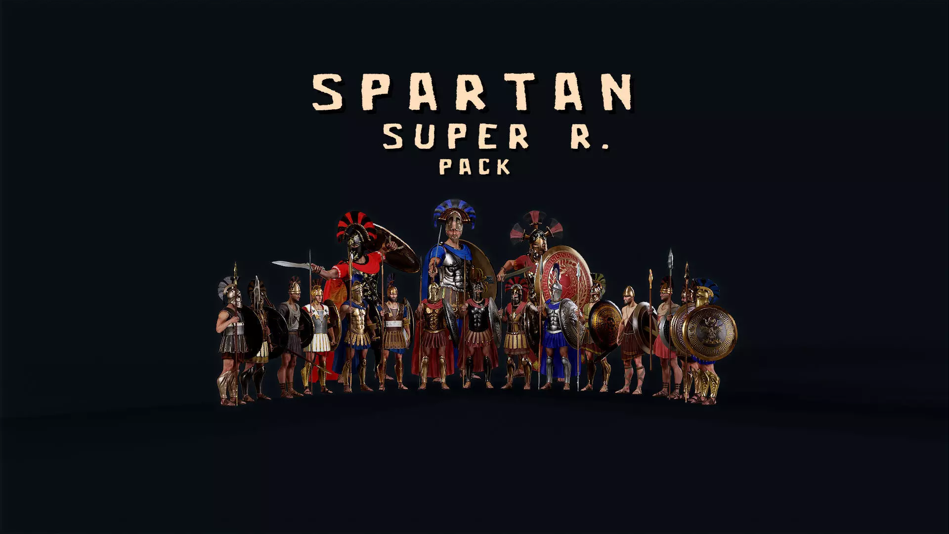 R SPARTANS Collection 14 characters _0