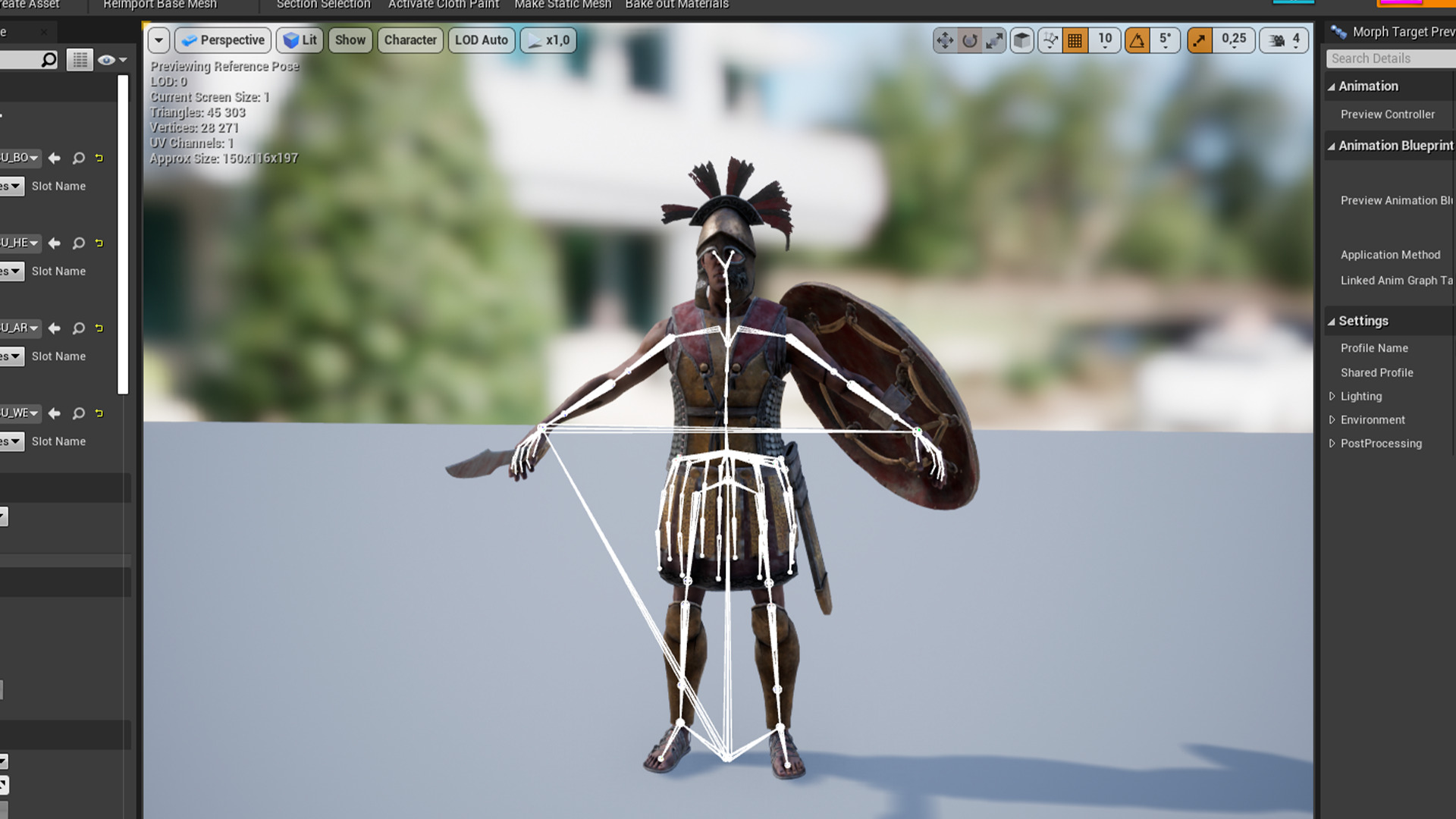 SPARTAN UNDEAD COMANDER  Low-poly 3D model_16