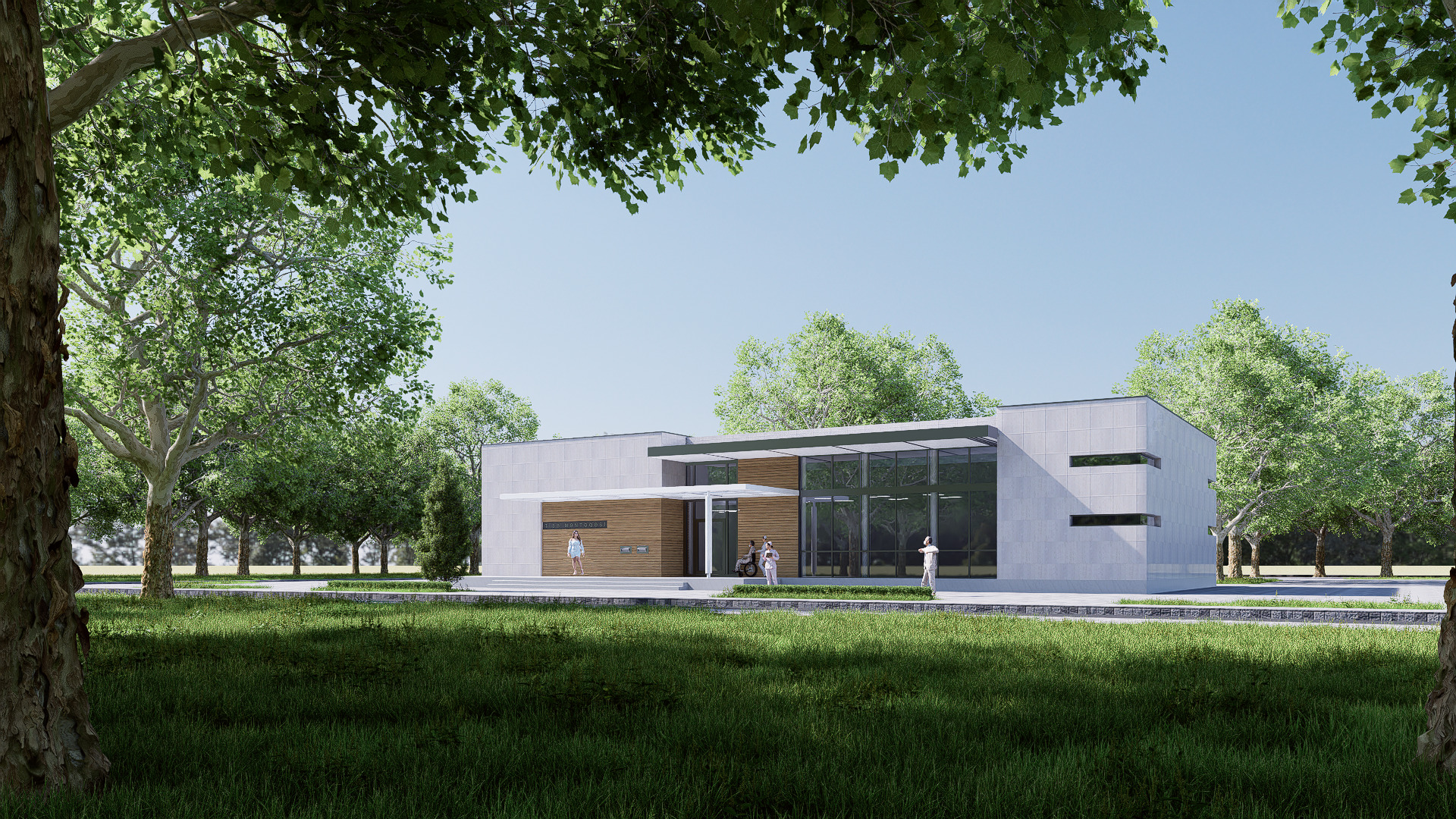 hospital Low-poly 3D model_4