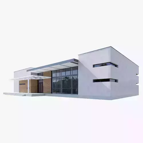 hospital Low-poly 3D model