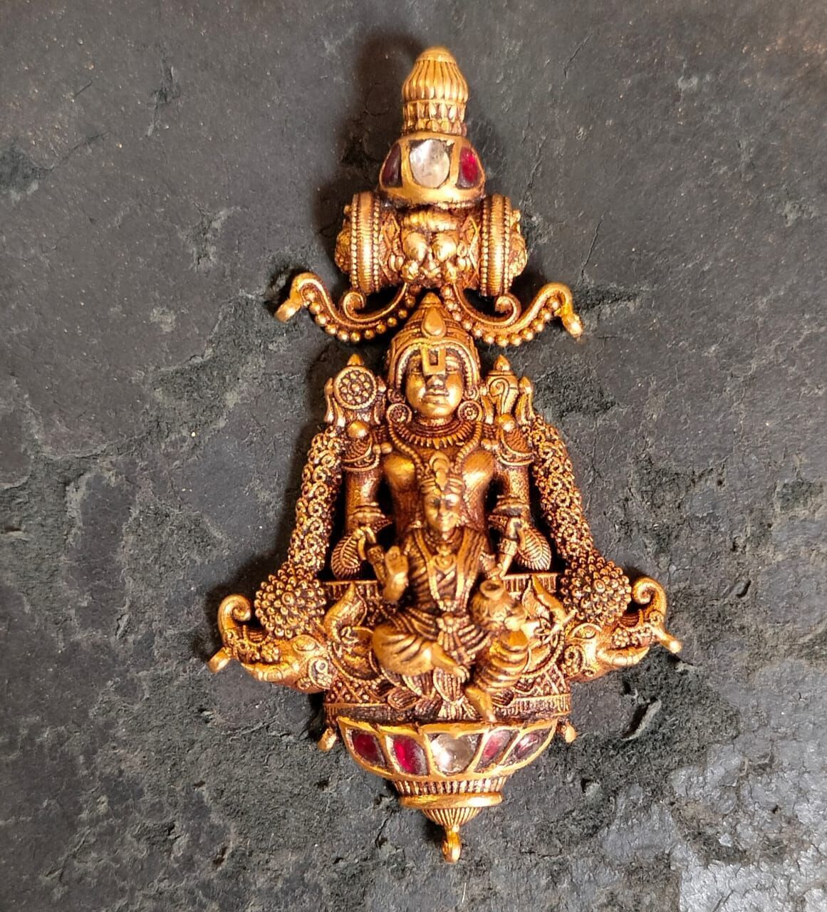 Divine Lakshmi Narayana 3D Idol Design Jewelry CAD Art 3D print model