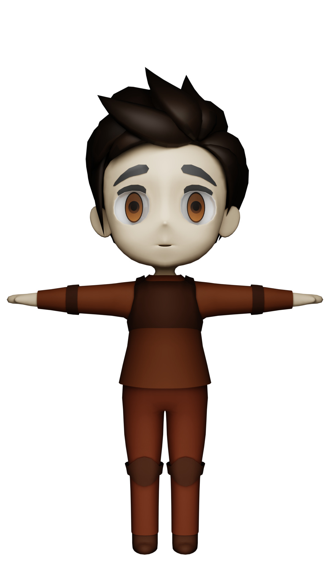 Chibi Character 3D model_8