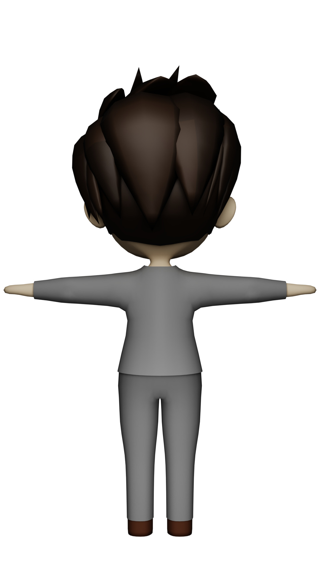 Chibi Character 3D model_6