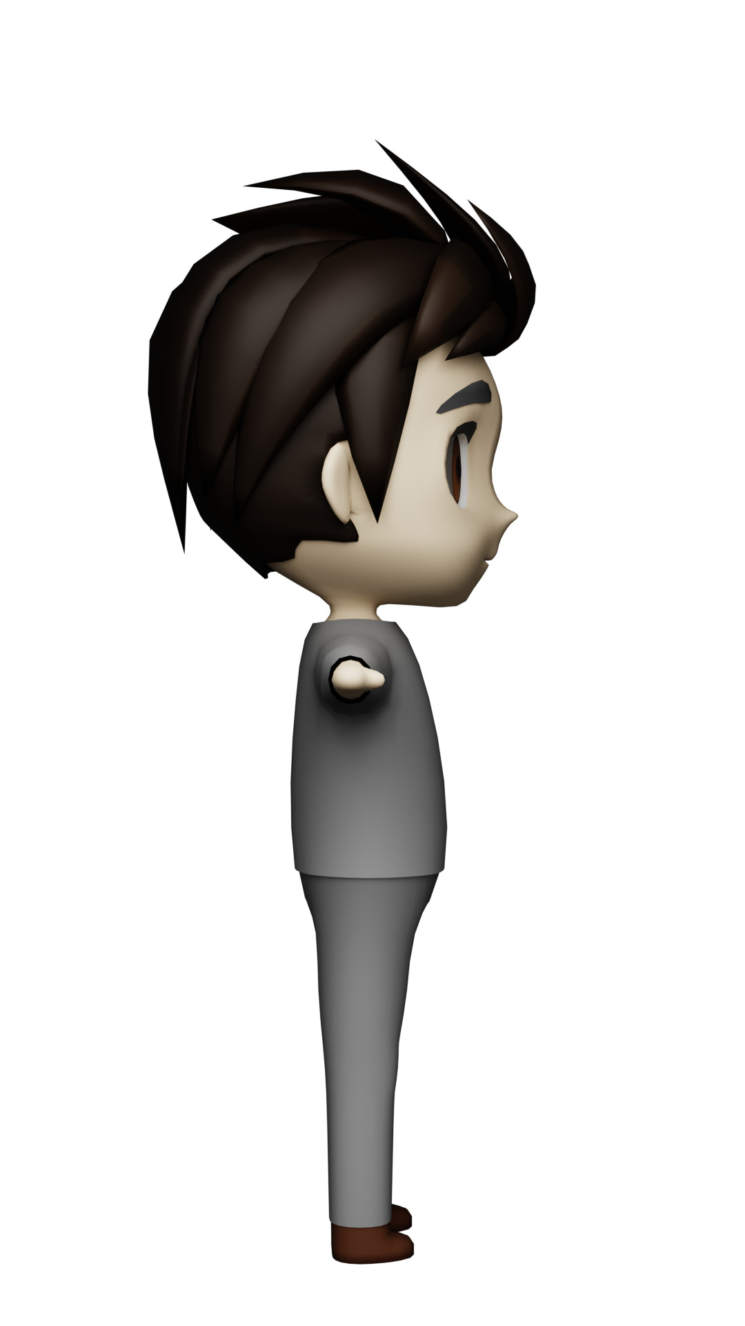 Chibi Character 3D model_7