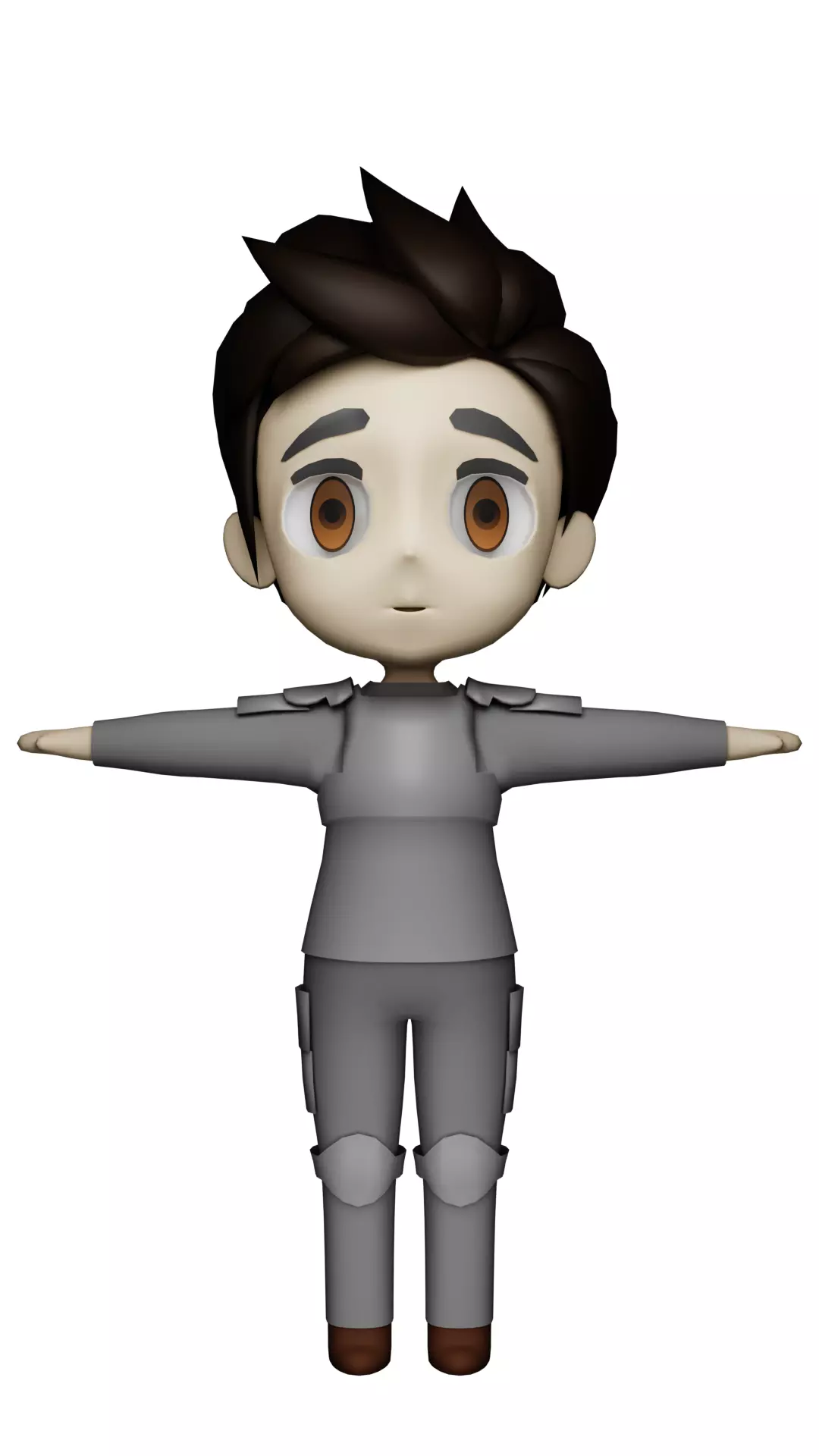 Chibi Character 3D model_0