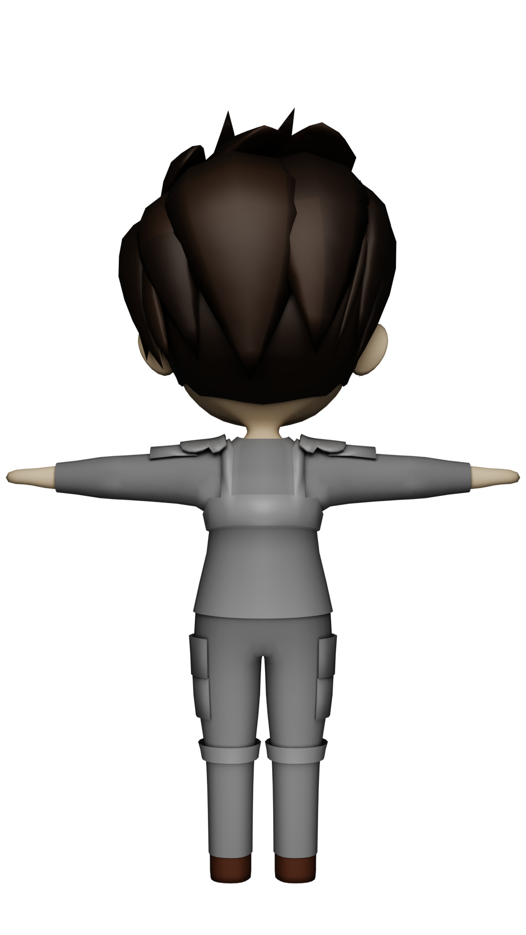 Chibi Character 3D model_2