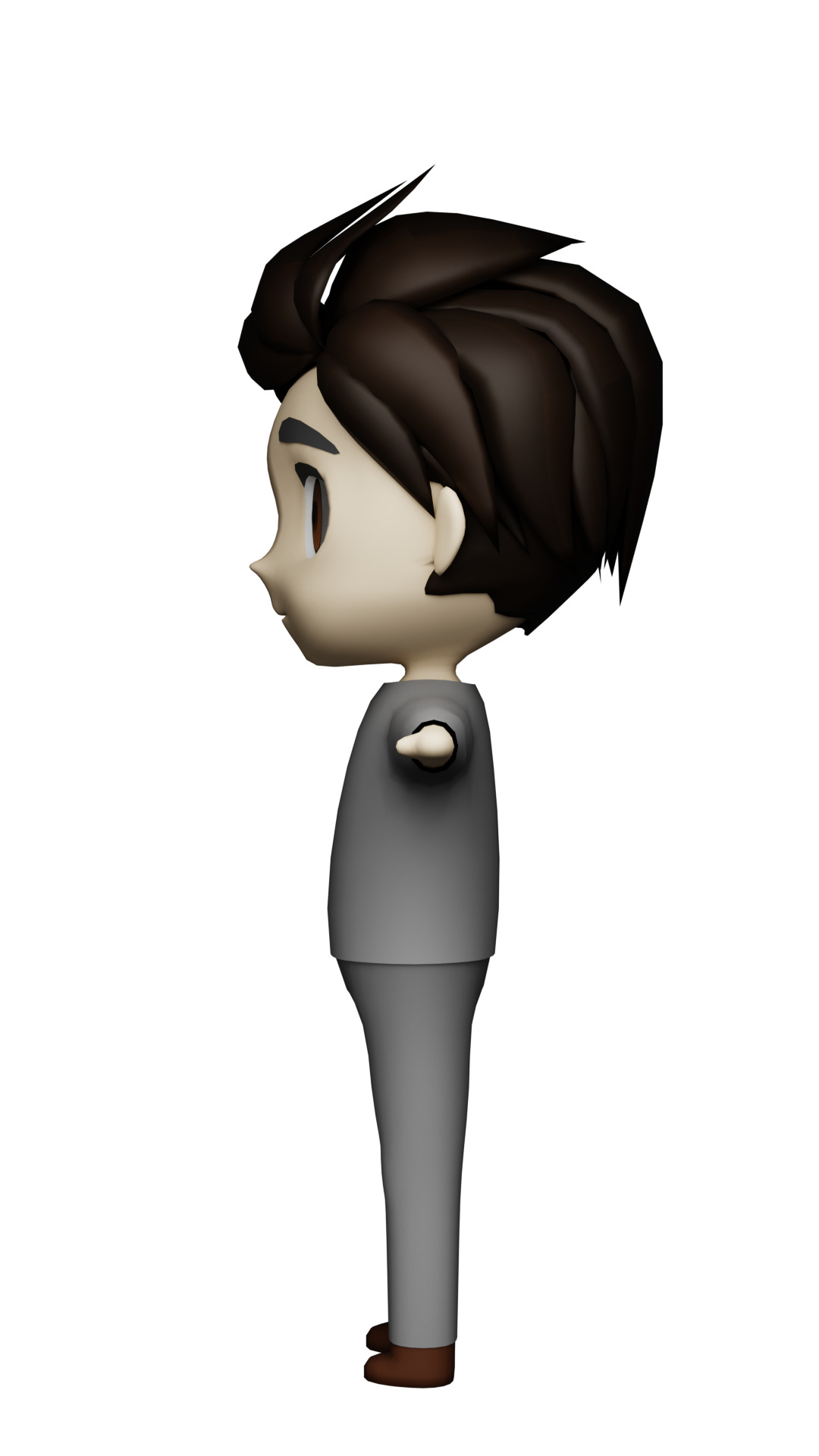 Chibi Character 3D model_5