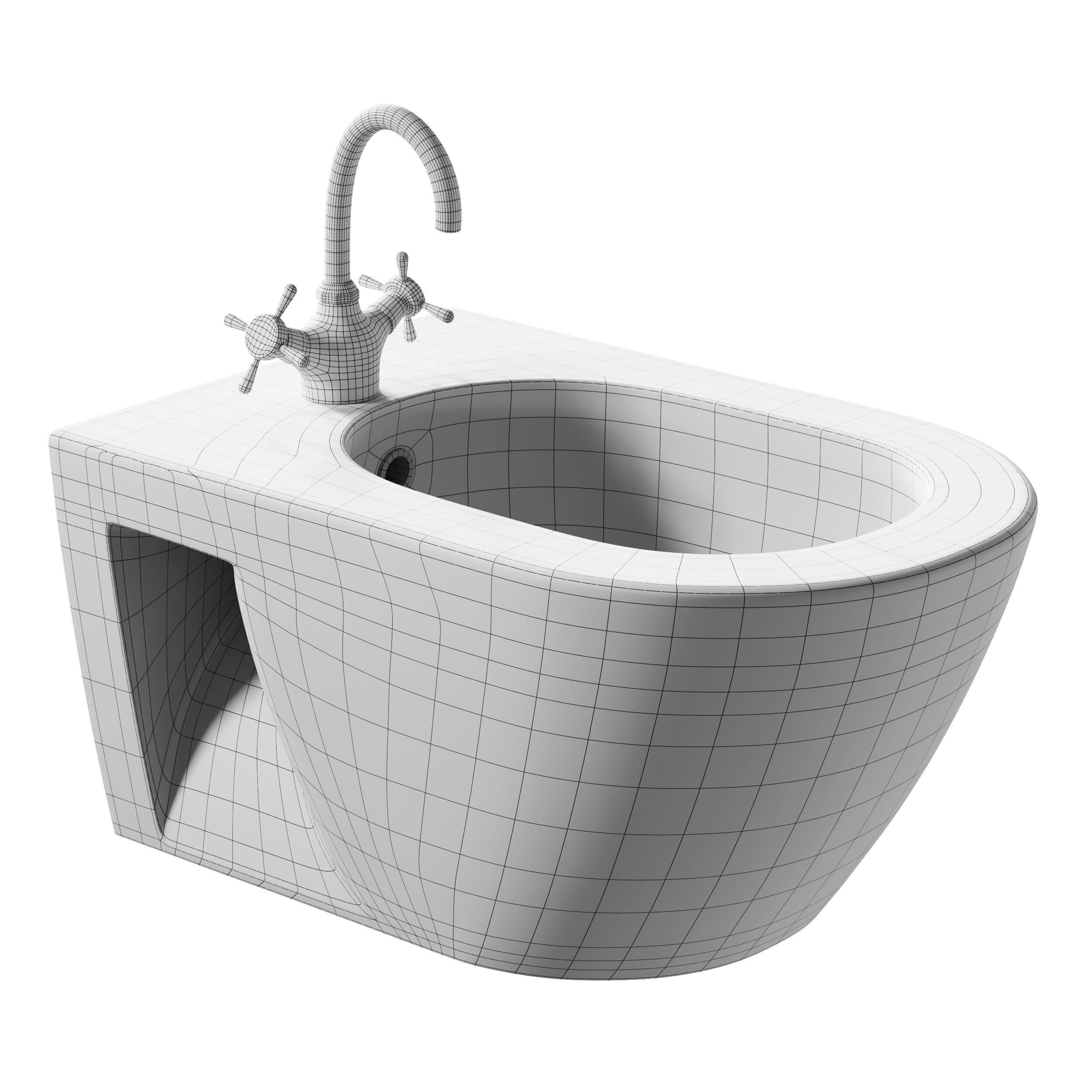 Wc Pura and Bidet Pura 3D model_13