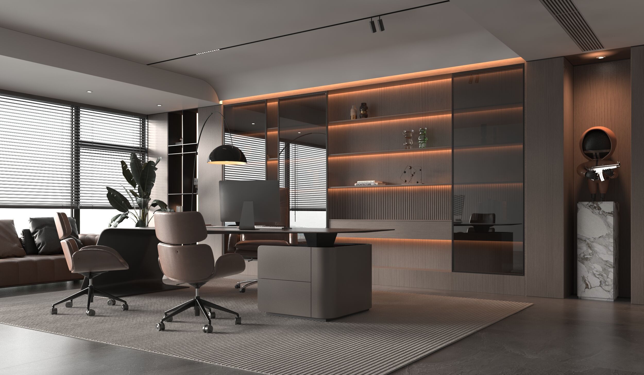 Office Interior  3D model_1
