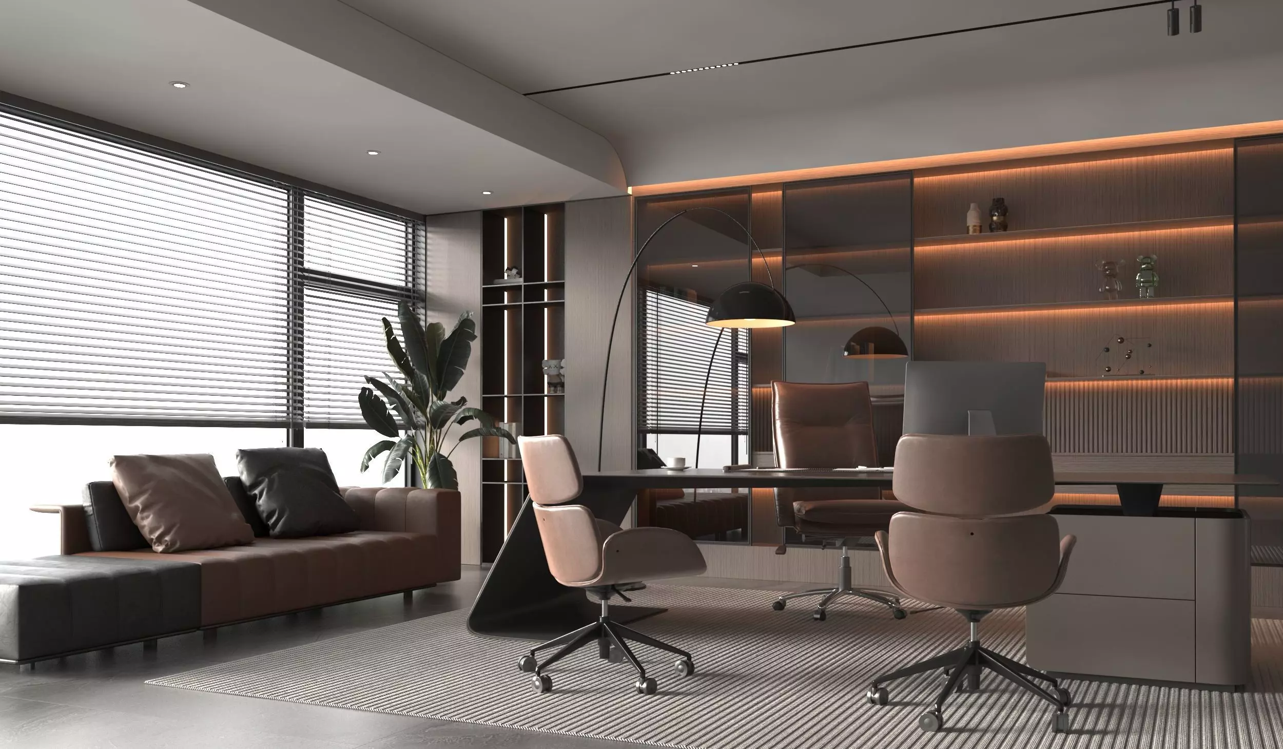 Office Interior  3D model_0