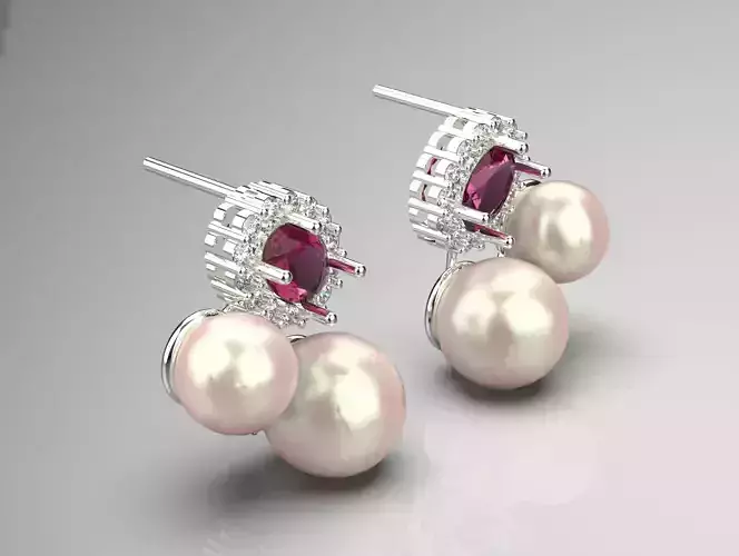 pearl jewelry earring pe0030