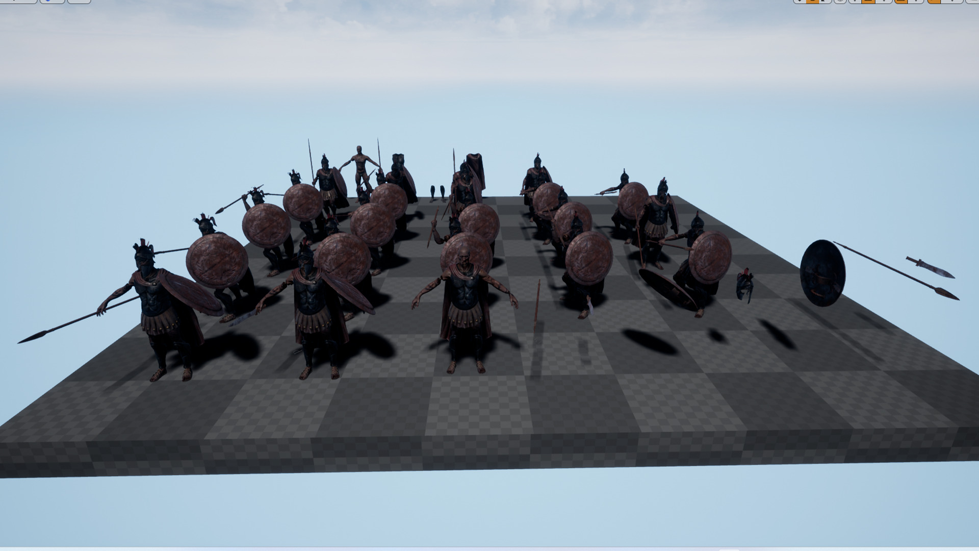 SPARTAN UNDEAD H HOPLITE  Low-poly 3D model_18