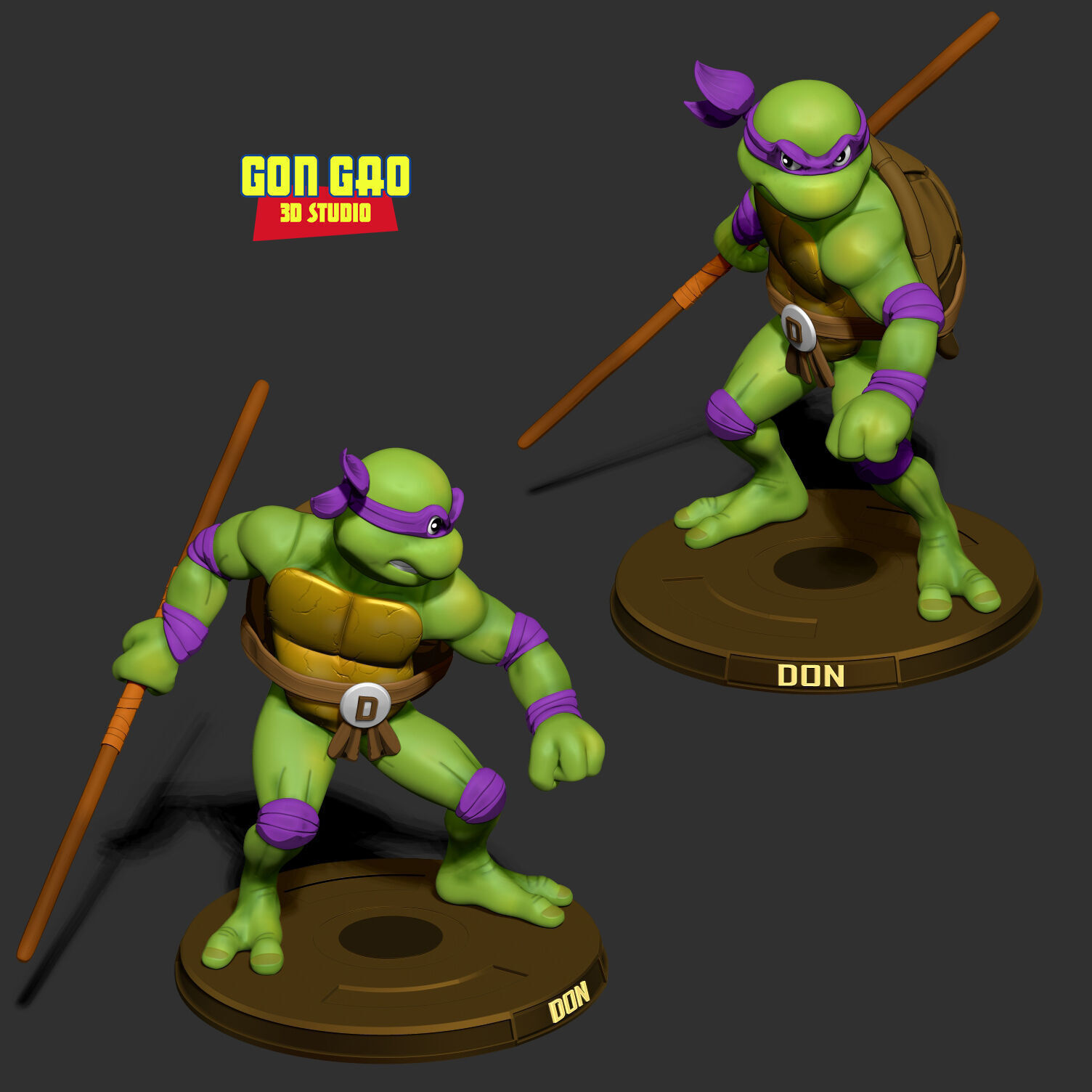 Teenage Mutant Ninja Turtles - Donatello 3D print model_3