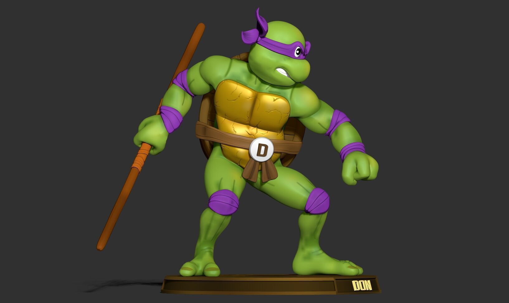 Teenage Mutant Ninja Turtles - Donatello 3D print model_14
