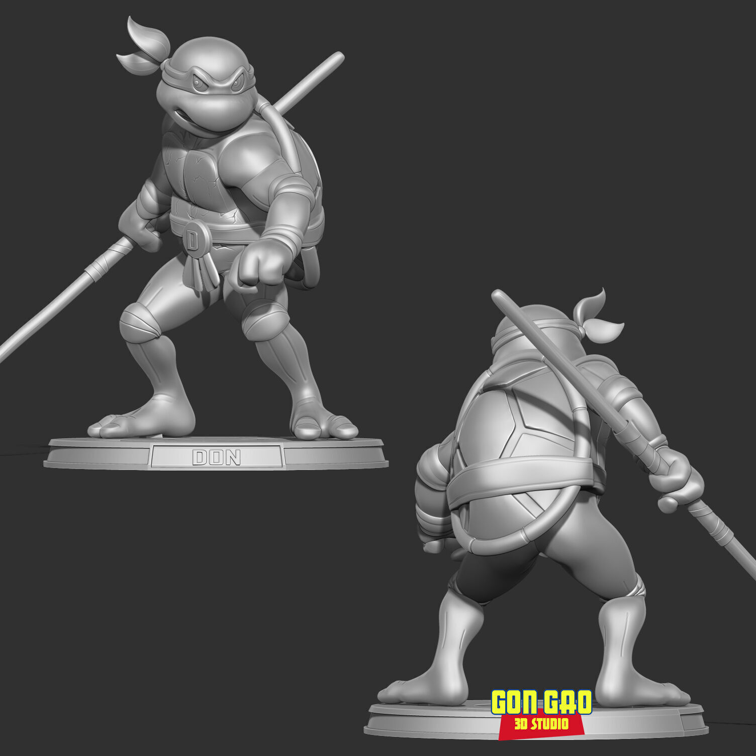 Teenage Mutant Ninja Turtles - Donatello 3D print model_4