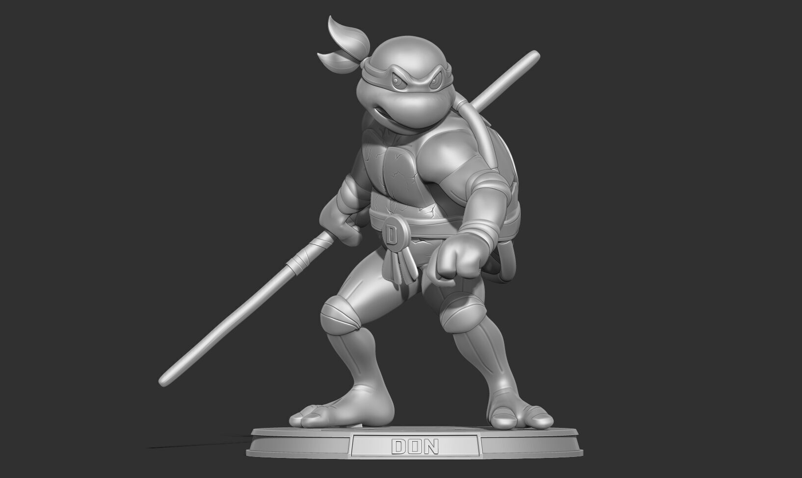 Teenage Mutant Ninja Turtles - Donatello 3D print model_11