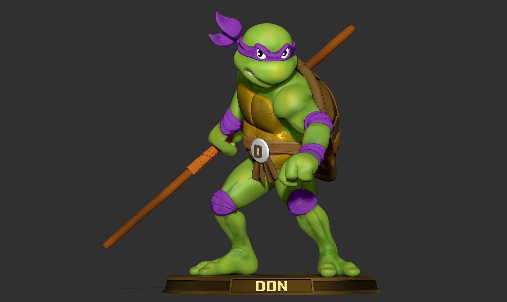 Teenage Mutant Ninja Turtles - Donatello 3D print model_10