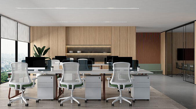 Office Space 3D model