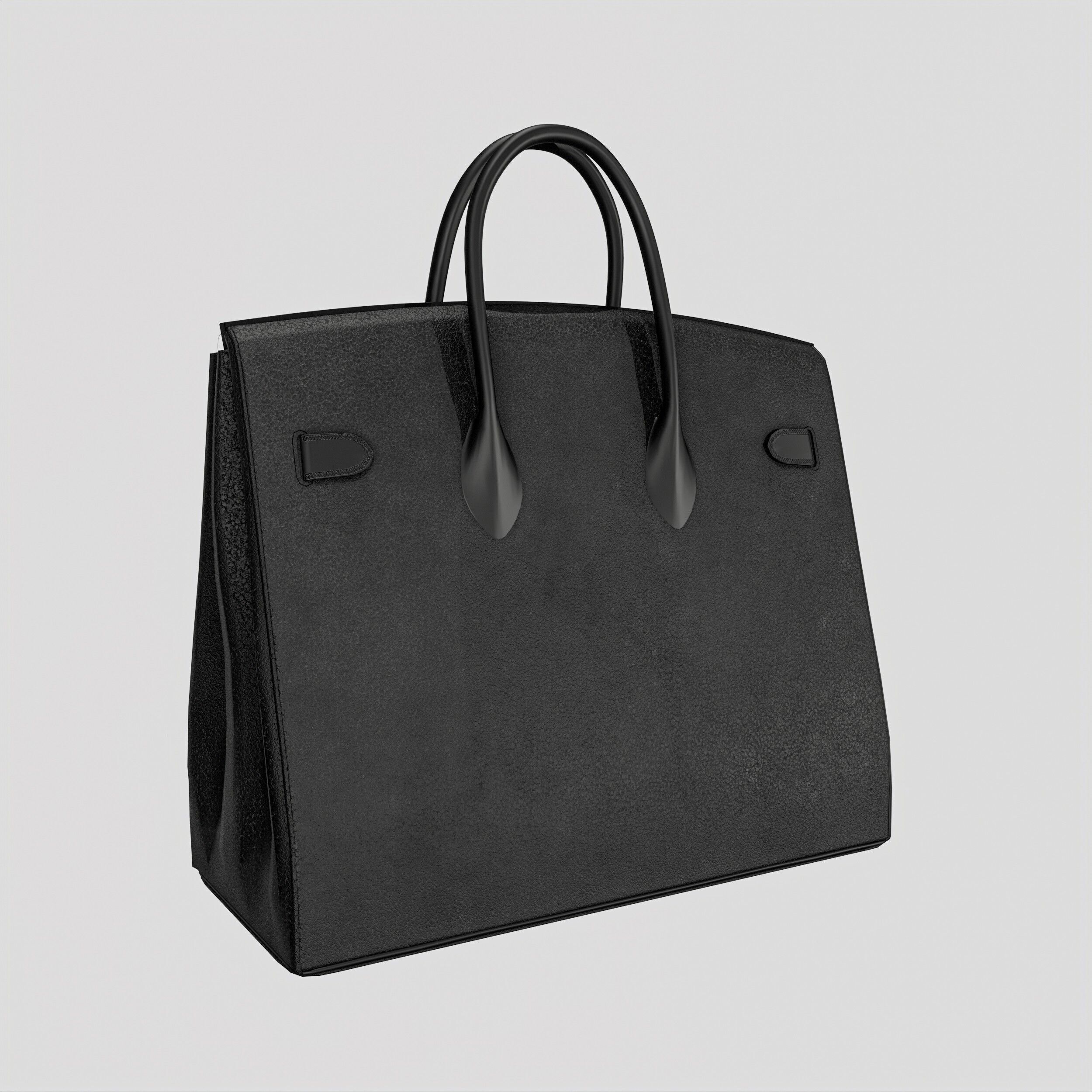 Women Handbag  4 Colors Low-poly 3D model_14