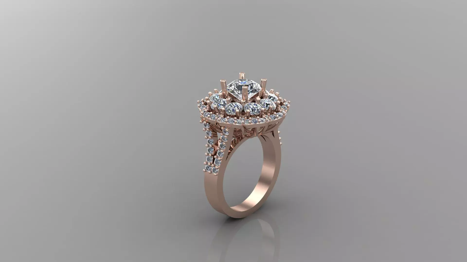 Solitare Ring 3DM STL Ready Print WM1 1 3D print model