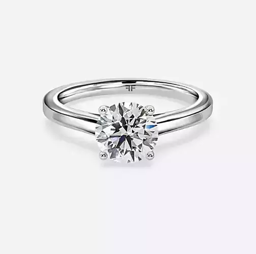 Solitaire Engagement Ring   05