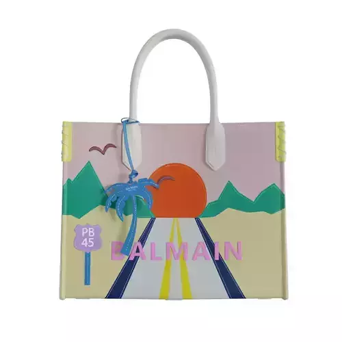 Balmain B-Army Shopper Medium Tote Bag