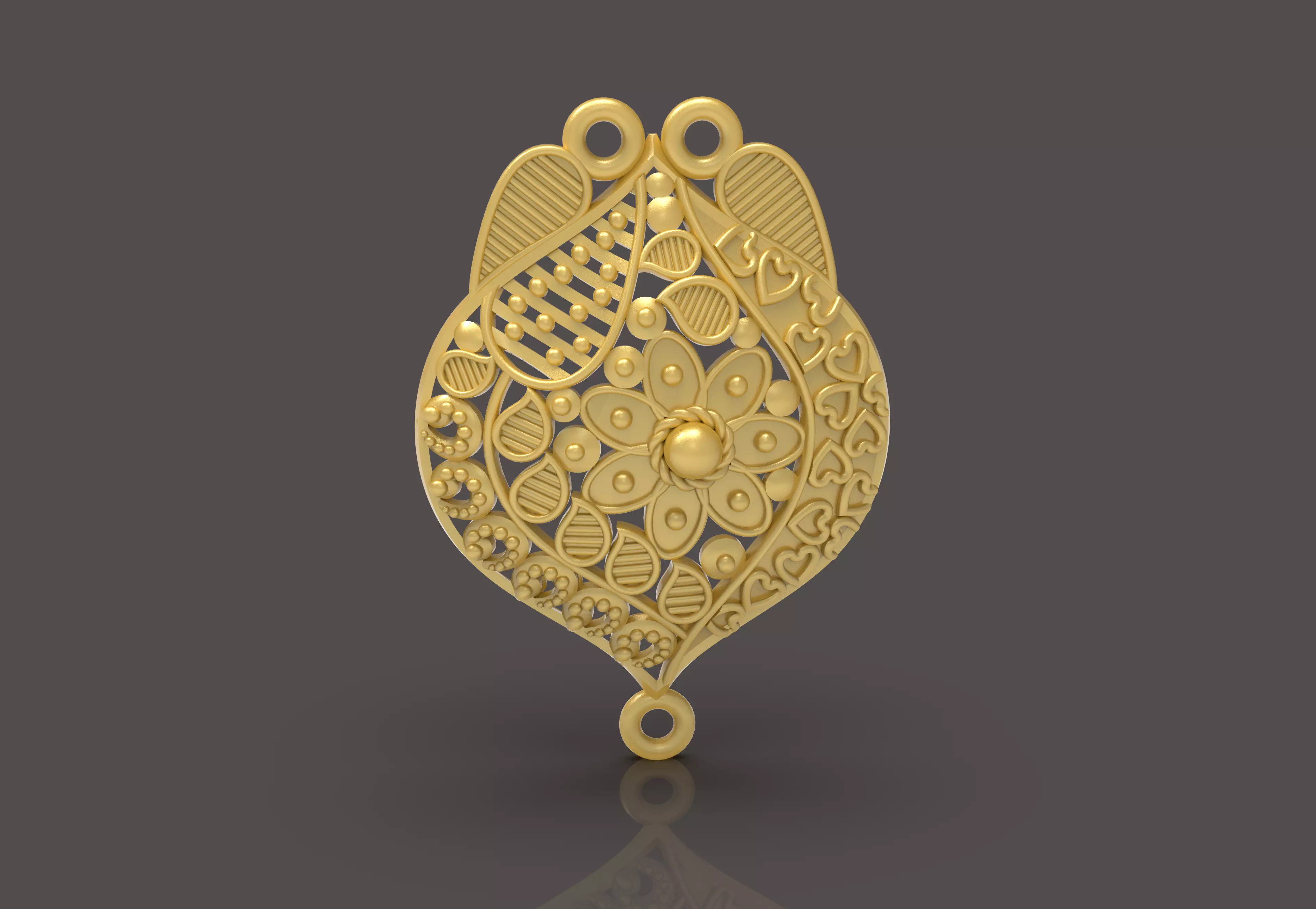Designer Matt Pendant - 0095 3D print model_0