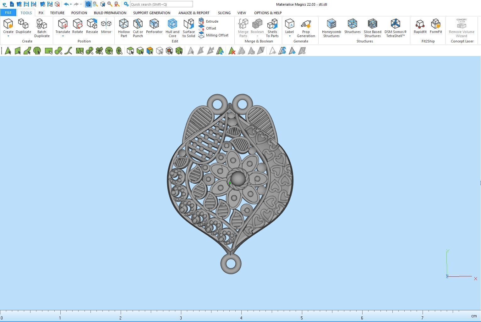 Designer Matt Pendant - 0095 3D print model_11