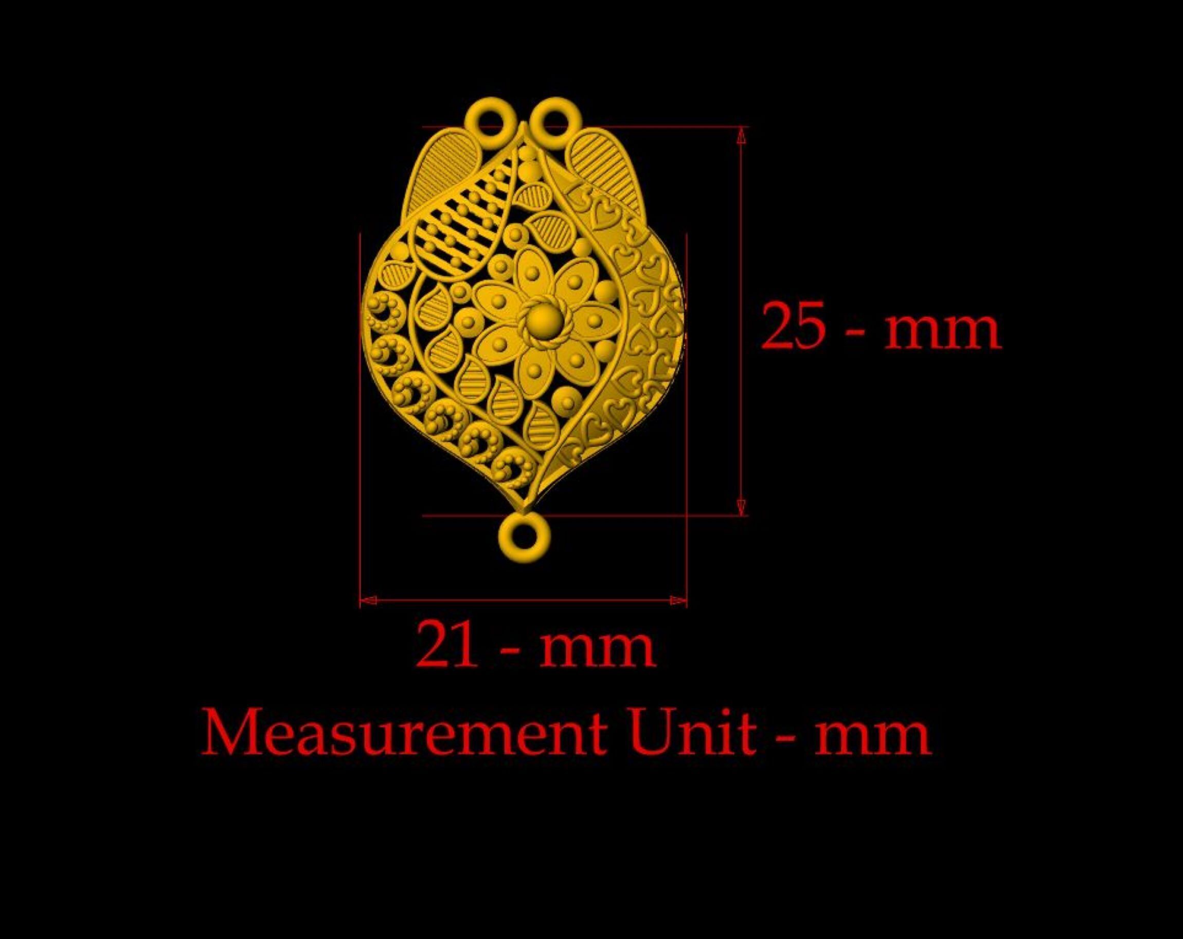 Designer Matt Pendant - 0095 3D print model_2