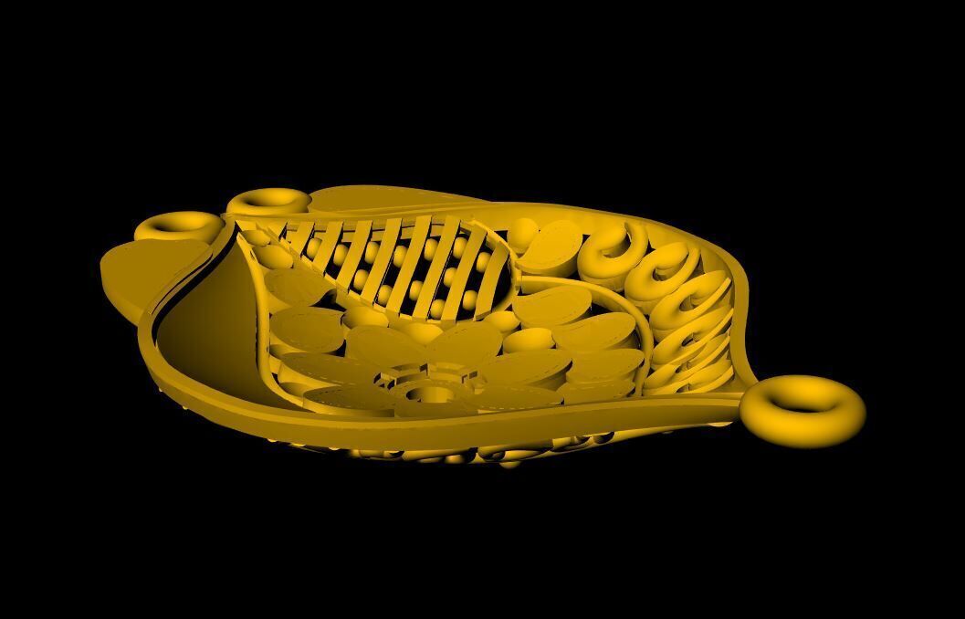 Designer Matt Pendant - 0095 3D print model_9