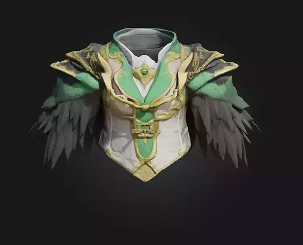 Emerald Regal Armor  Noble Protection of the Verdant Throne