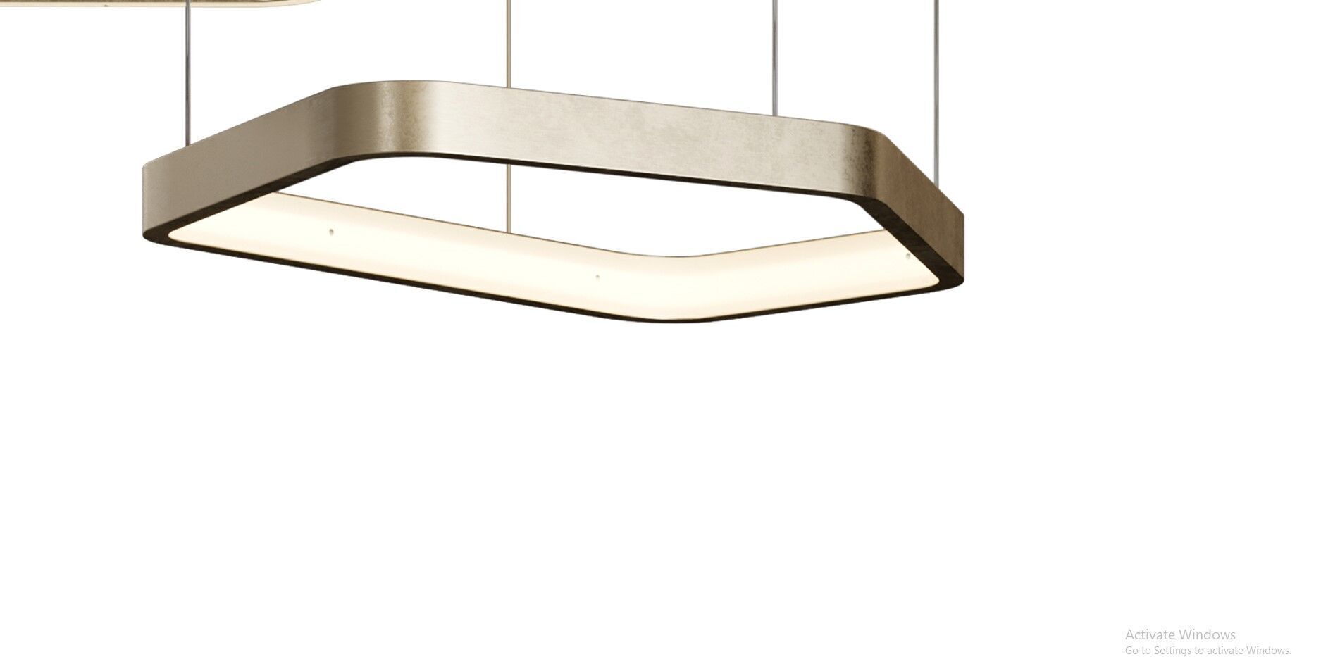 Light Rings Polygonal Evo Low-poly 3D model_7