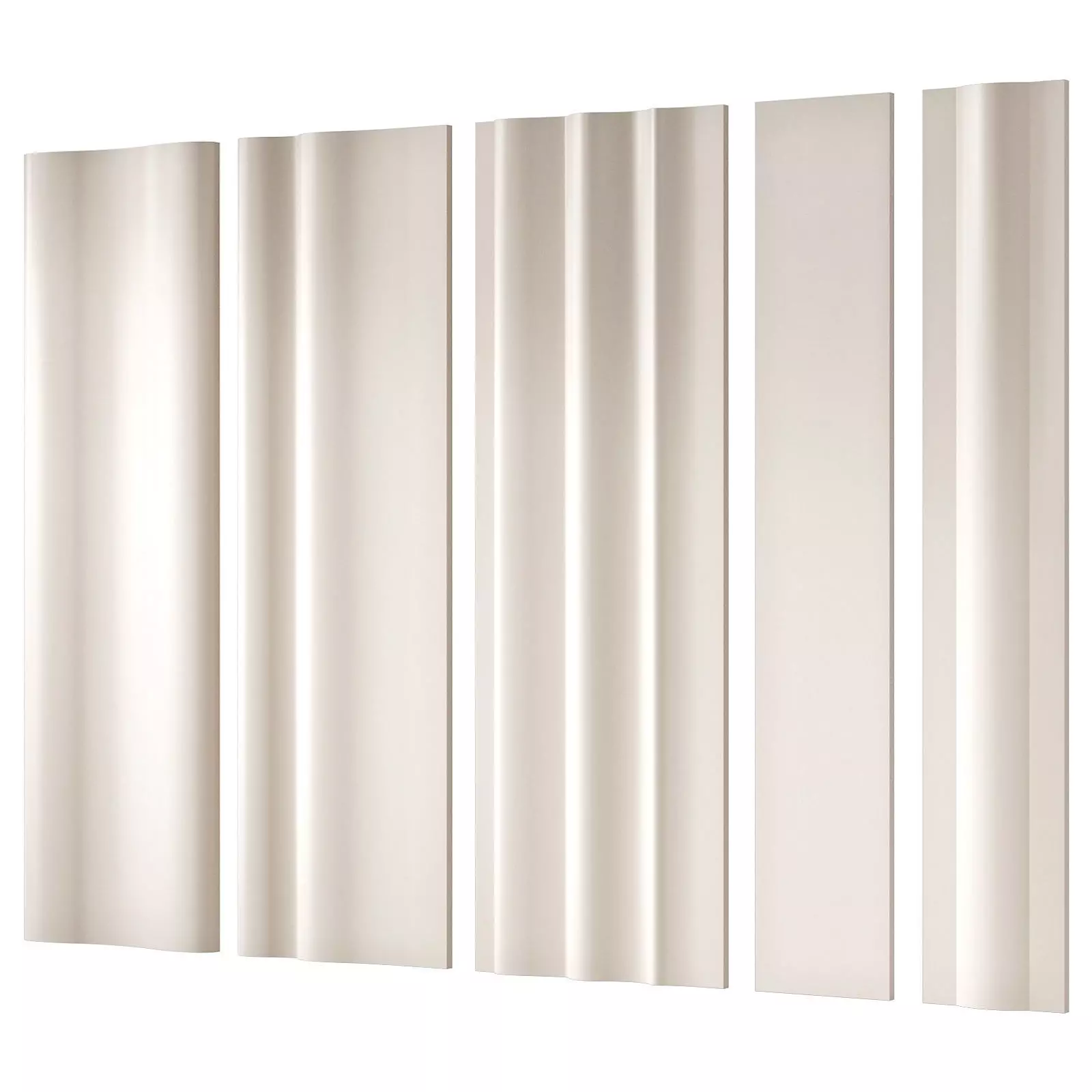 Gesso wall 3d panels Infinity 3D model_0