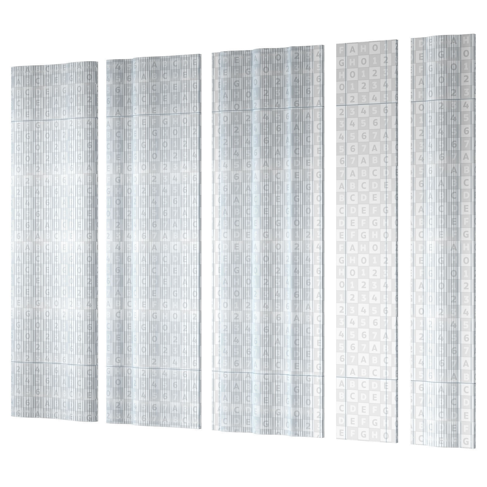 Gesso wall 3d panels Infinity 3D model_10