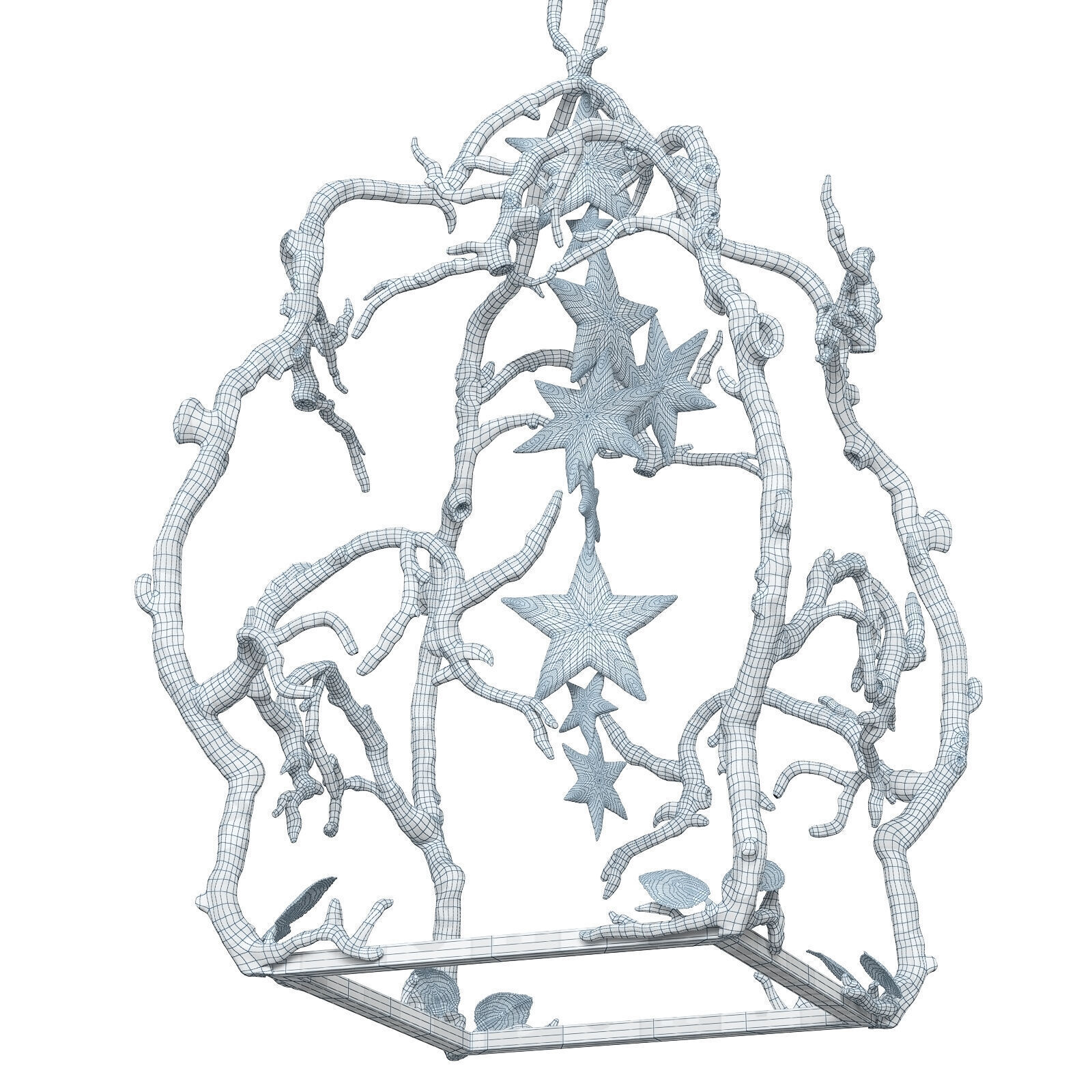 Joy de Rohan chabot pluie detoiles 3D model_6