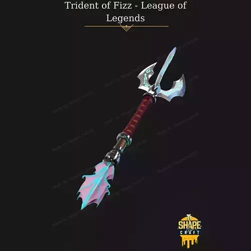 Seastone Trident of Fizz from League of Legends - Ready to Print
