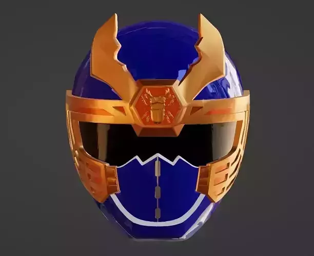 Power Rangers Ninja Storm Navy Thunder Ranger Helmet