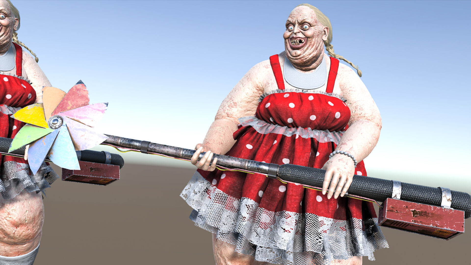 Horror Villains Pack - Rigged and Animated Low-poly 3D model_47