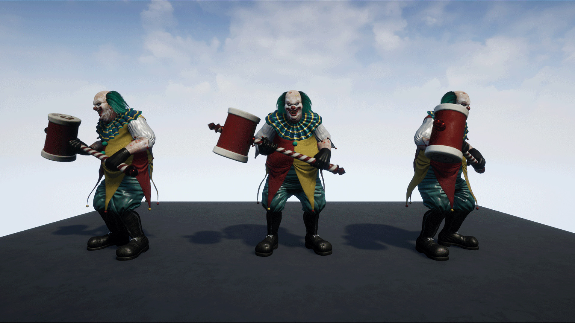 Horror Villains Pack - Rigged and Animated Low-poly 3D model_58