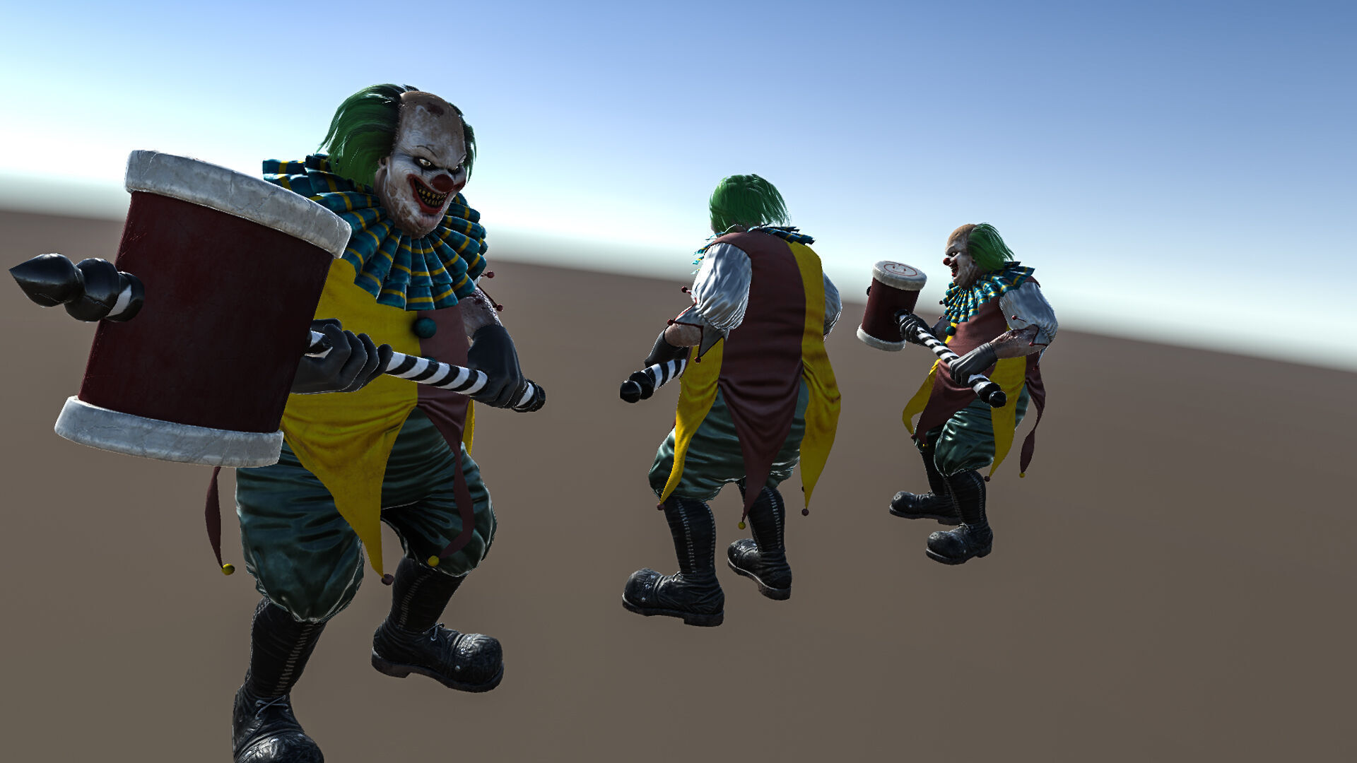 Horror Villains Pack - Rigged and Animated Low-poly 3D model_64