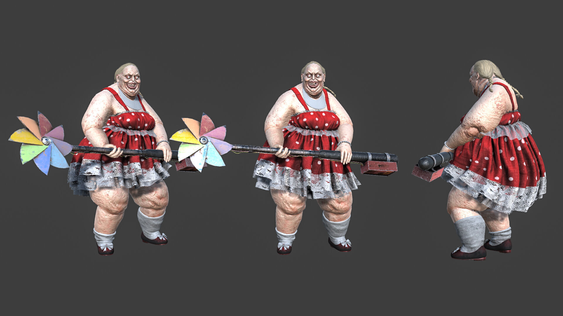 Horror Villains Pack - Rigged and Animated Low-poly 3D model_46