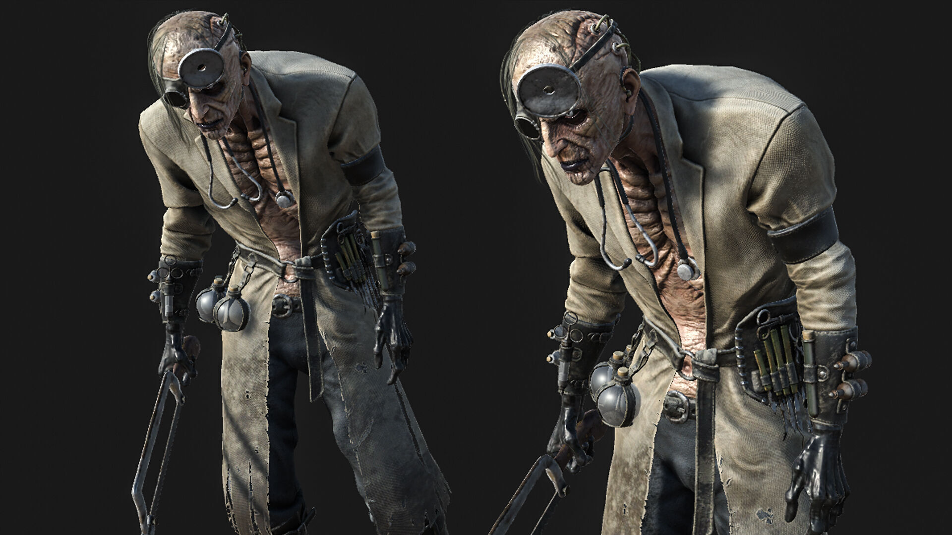 Horror Villains Pack - Rigged and Animated Low-poly 3D model_15